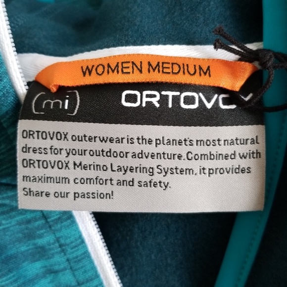 💥NWT 💥ORTOVOX FLEECE MELANGE HOODY - Picture 5 of 8